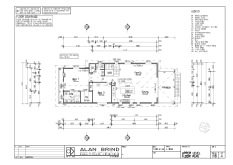 Preview of Drafting Example - Upper Level Floor Plan